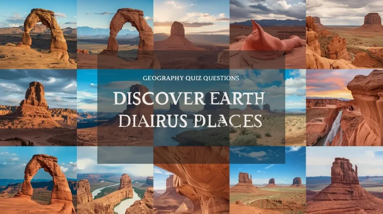 Geography Quiz Questions Discover Earth's Most Bizarre Places