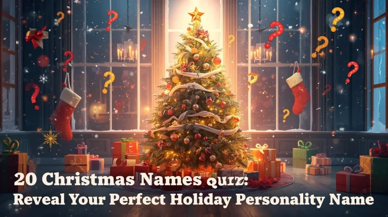 Celebrate the Holiday Spirit with the 20 Christmas Name Quiz_