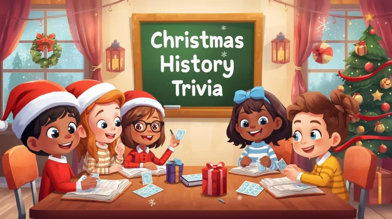 Easy 20 Christmas History Quiz Trivia Questions for Kids