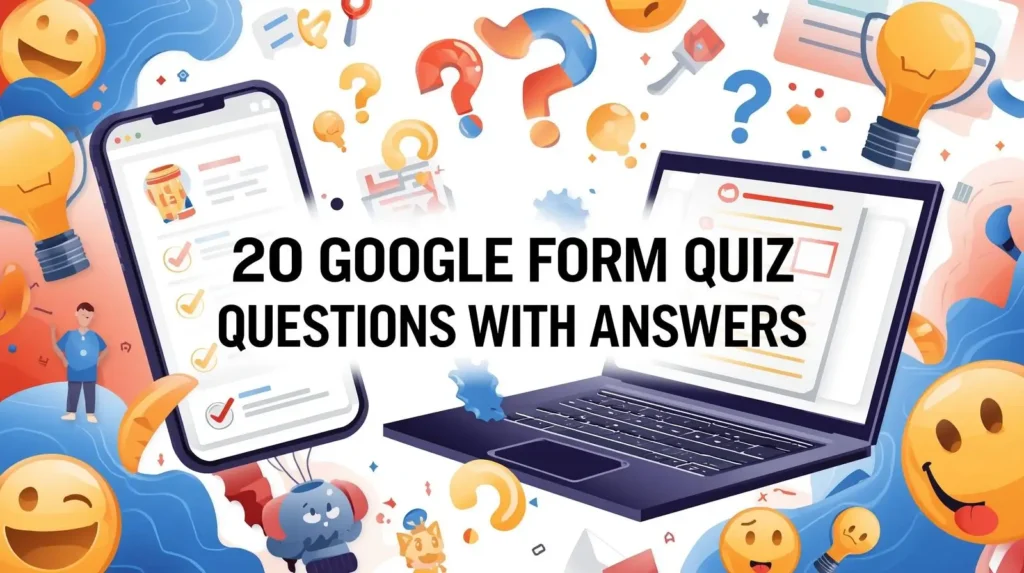 How to See the Answers On a Google Form Quiz As a Student 2 20 Google Form Quiz Questions with Answers Fun & Interest
