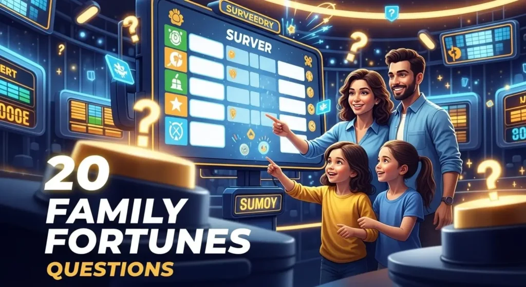 20 Awesome Family Fortunes Questions for Playing at Home 7 20 Family Fortunes Questions